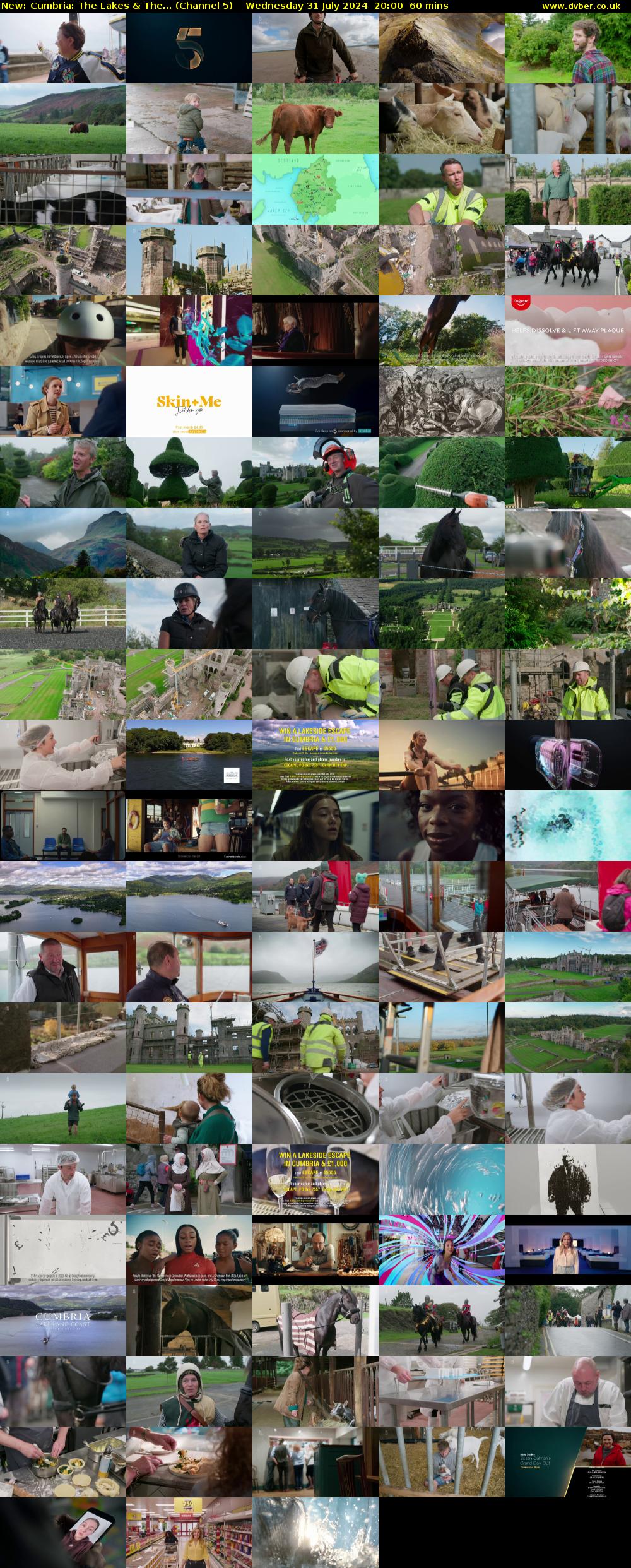 Cumbria: The Lakes & the... (Channel 5) Wednesday 31 July 2024 20:00 - 21:00