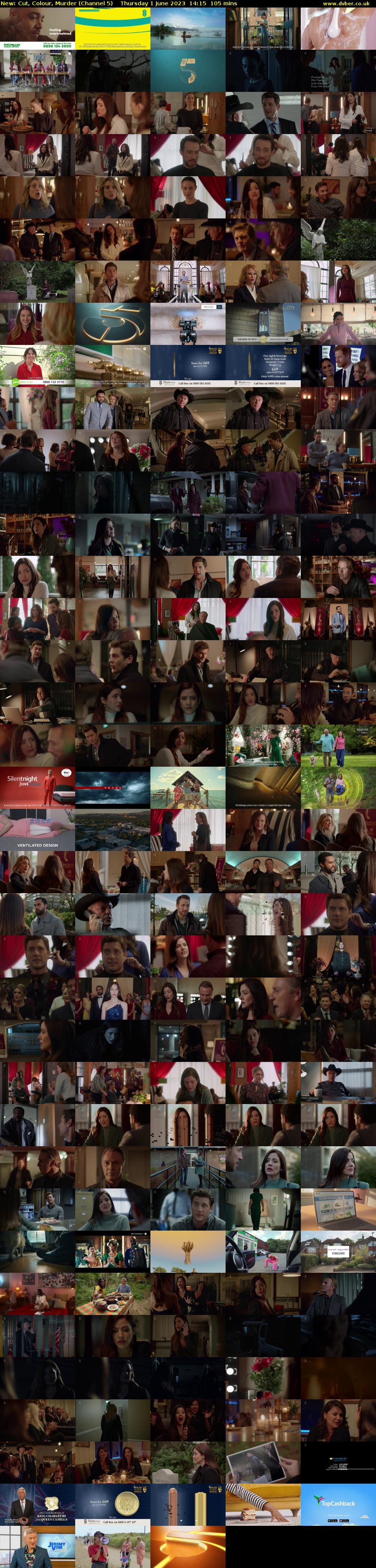 Cut, Colour, Murder (Channel 5) Thursday 1 June 2023 14:15 - 16:00
