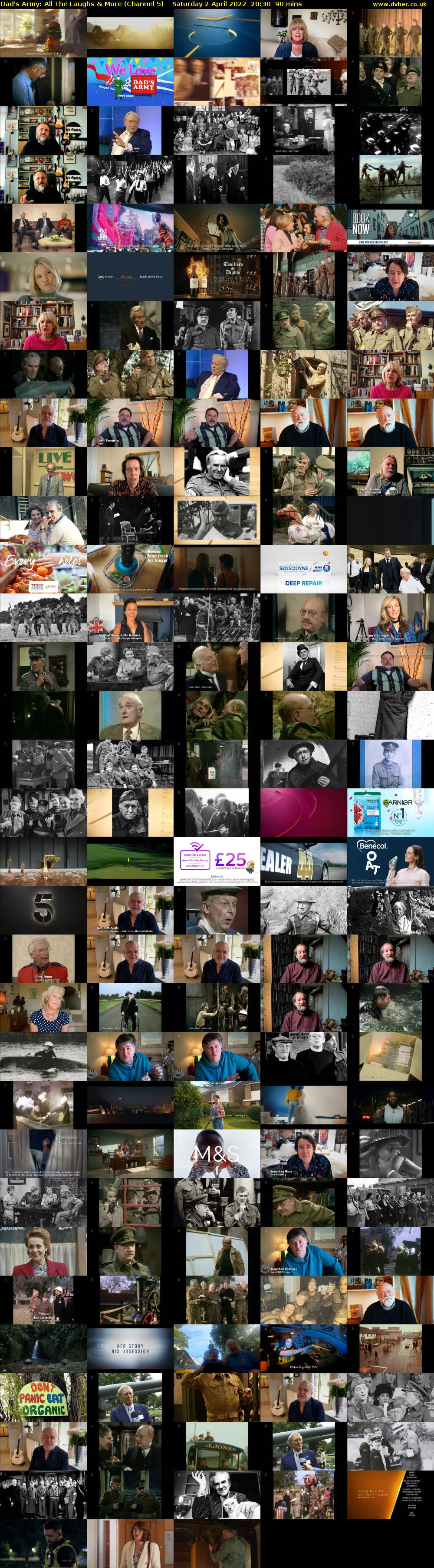Dad's Army: All The Laughs & More (Channel 5) Saturday 2 April 2022 20:30 - 22:00