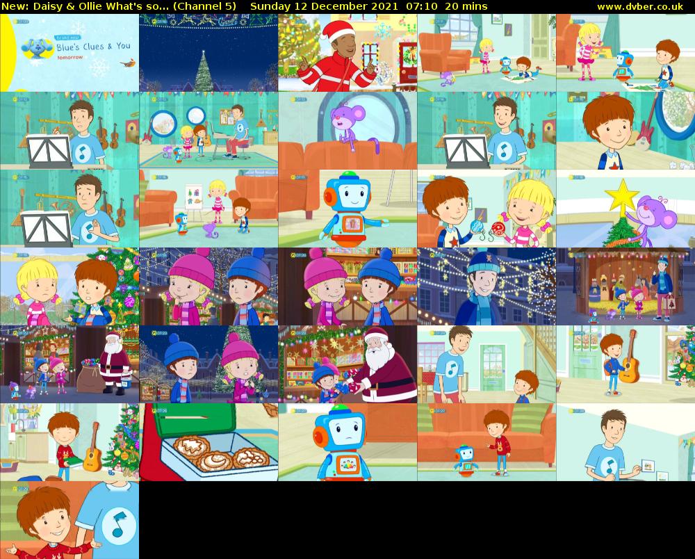 Daisy & Ollie What's so... (Channel 5) Sunday 12 December 2021 07:10 - 07:30