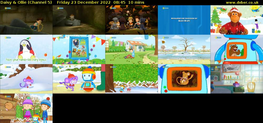 Daisy & Ollie (Channel 5) Friday 23 December 2022 08:45 - 08:55
