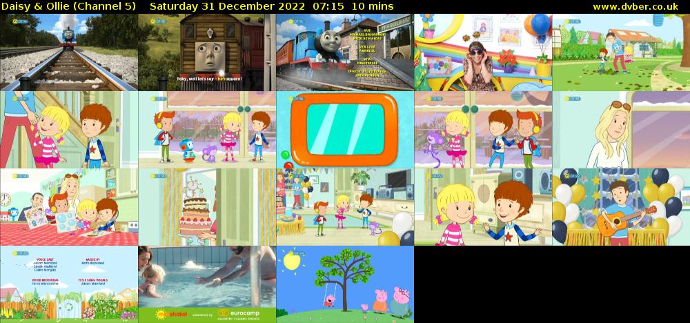 Daisy & Ollie (Channel 5) Saturday 31 December 2022 07:15 - 07:25