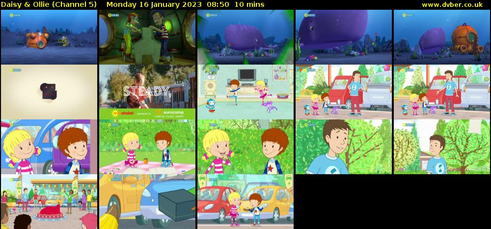 Daisy & Ollie (Channel 5) Monday 16 January 2023 08:50 - 09:00