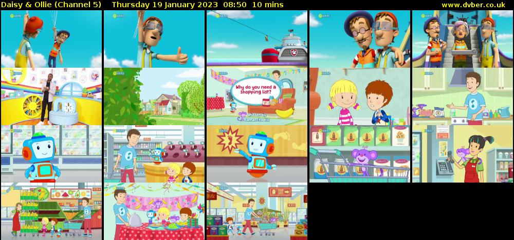 Daisy & Ollie (Channel 5) Thursday 19 January 2023 08:50 - 09:00