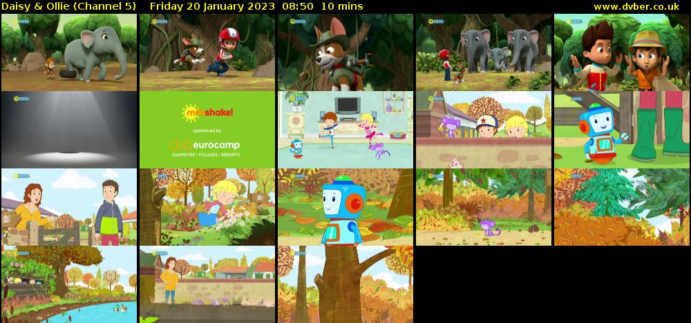Daisy & Ollie (Channel 5) Friday 20 January 2023 08:50 - 09:00