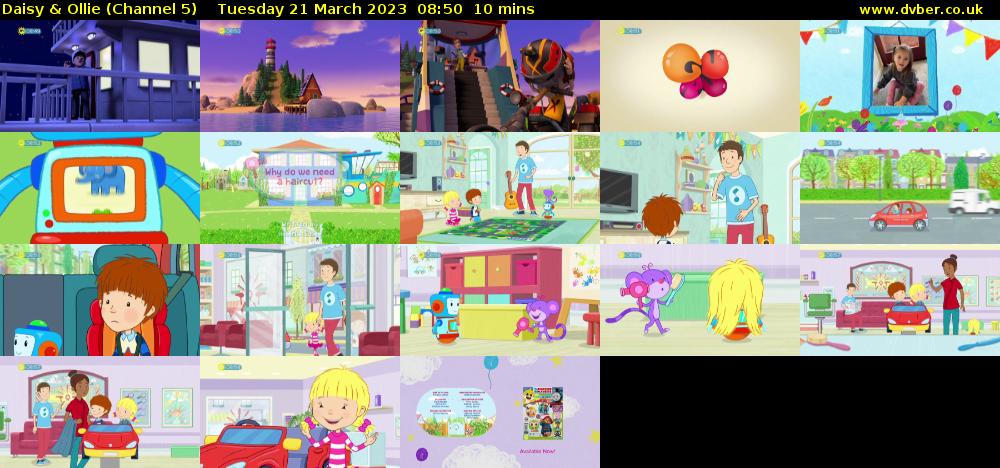 Daisy & Ollie (Channel 5) Tuesday 21 March 2023 08:50 - 09:00
