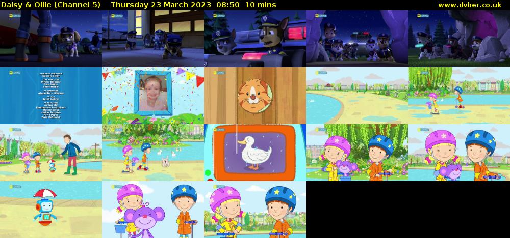 Daisy & Ollie (Channel 5) Thursday 23 March 2023 08:50 - 09:00
