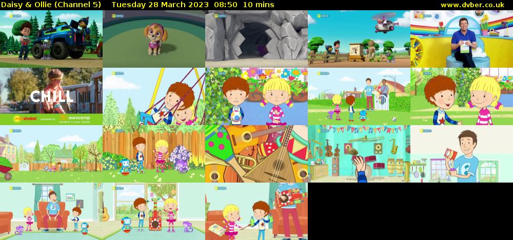Daisy & Ollie (Channel 5) Tuesday 28 March 2023 08:50 - 09:00