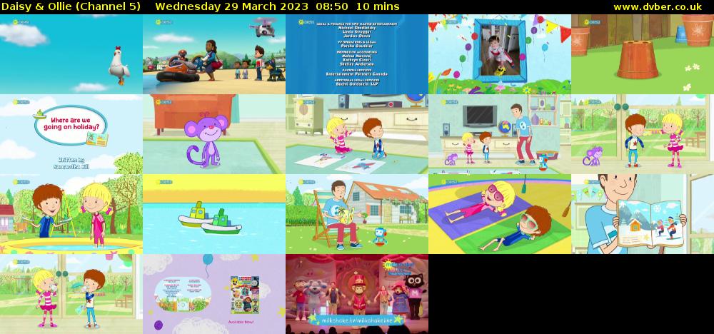 Daisy & Ollie (Channel 5) Wednesday 29 March 2023 08:50 - 09:00