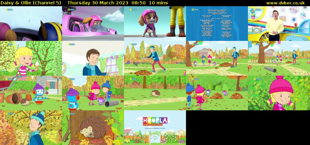 Daisy & Ollie (Channel 5) Thursday 30 March 2023 08:50 - 09:00