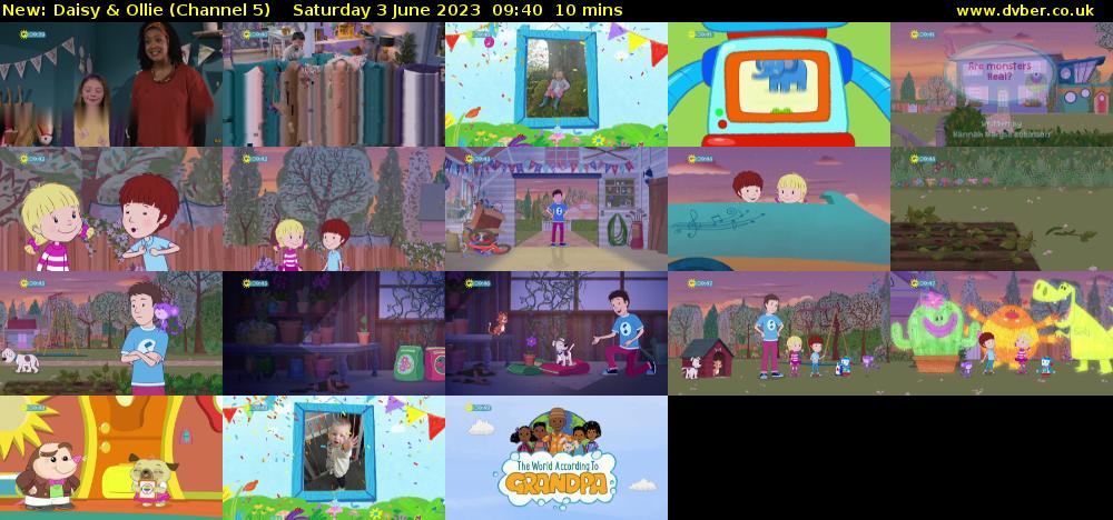 Daisy & Ollie (Channel 5) Saturday 3 June 2023 09:40 - 09:50