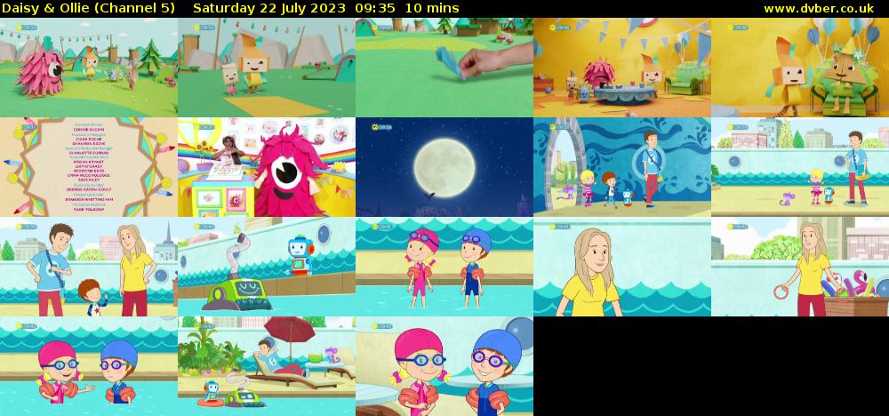 Daisy & Ollie (Channel 5) Saturday 22 July 2023 09:35 - 09:45
