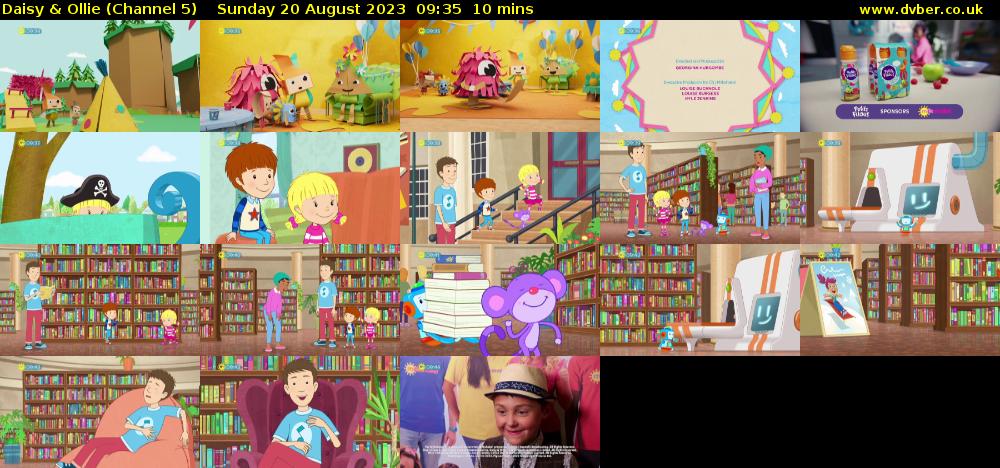Daisy & Ollie (Channel 5) Sunday 20 August 2023 09:35 - 09:45