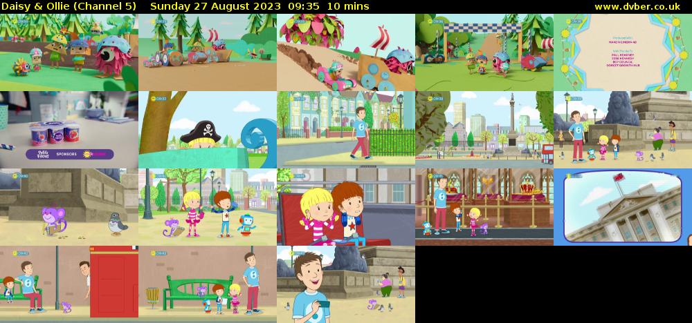 Daisy & Ollie (Channel 5) Sunday 27 August 2023 09:35 - 09:45