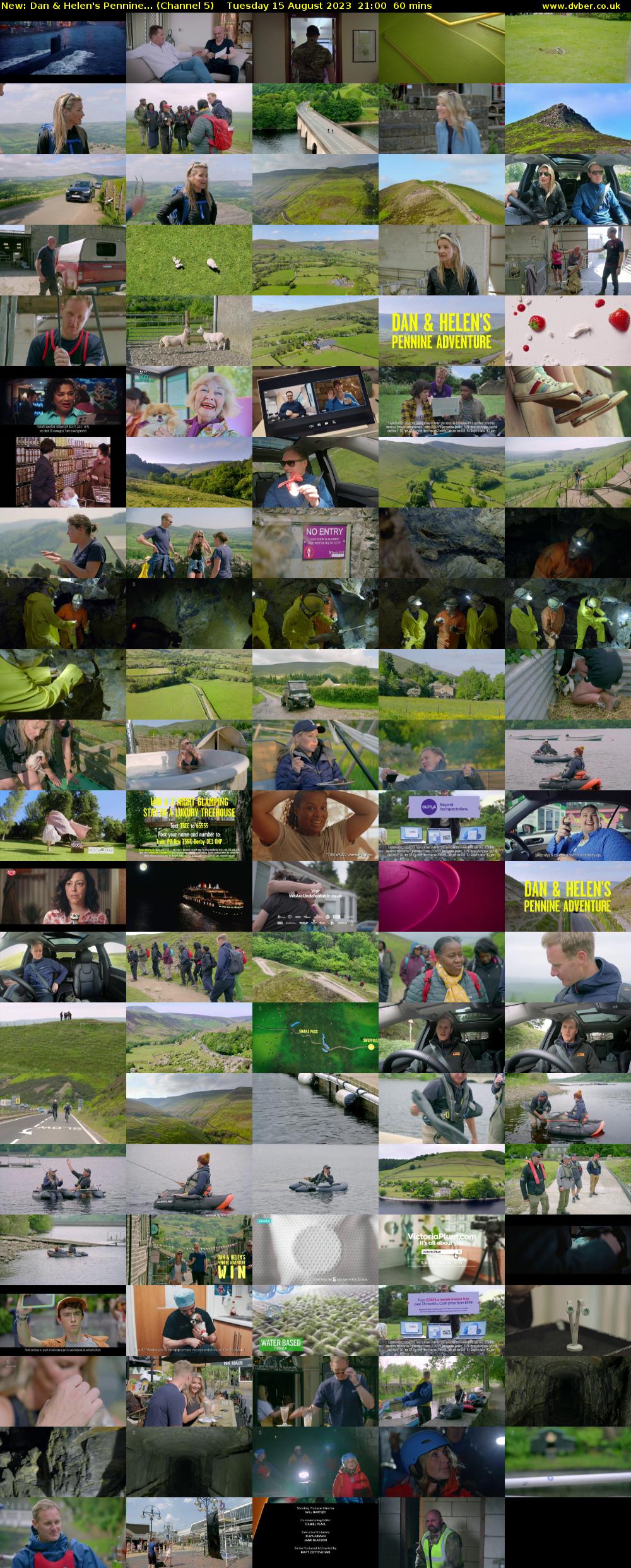 Dan & Helen's Pennine... (Channel 5) Tuesday 15 August 2023 21:00 - 22:00