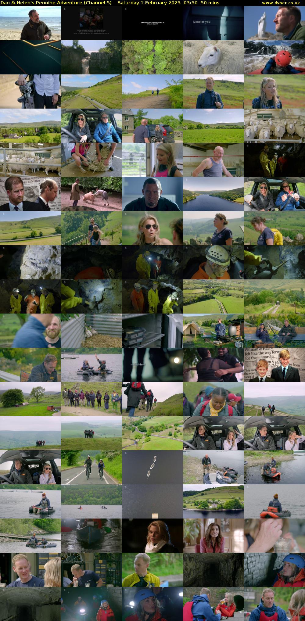 Dan & Helen's Pennine Adventure (Channel 5) Saturday 1 February 2025 03:50 - 04:40
