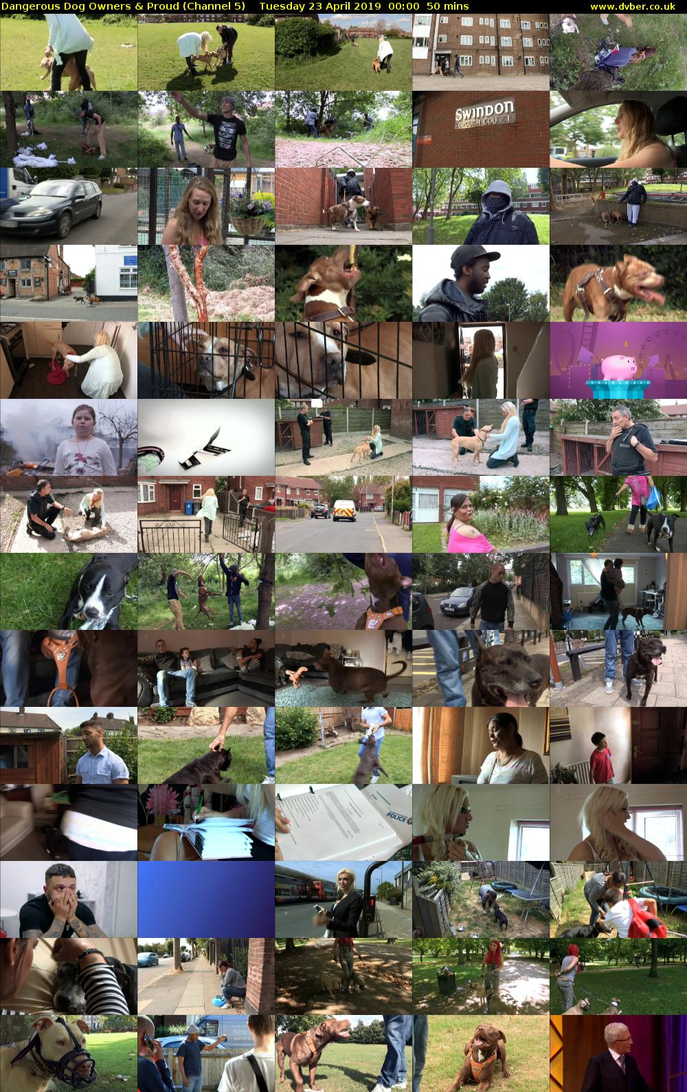 Dangerous Dog Owners & Proud (Channel 5) Tuesday 23 April 2019 00:00 - 00:50
