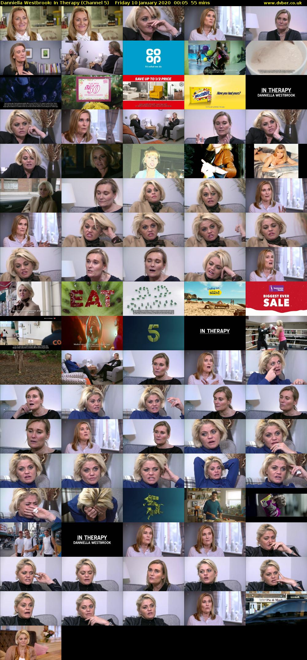 Danniella Westbrook: In Therapy (Channel 5) Friday 10 January 2020 00:05 - 01:00