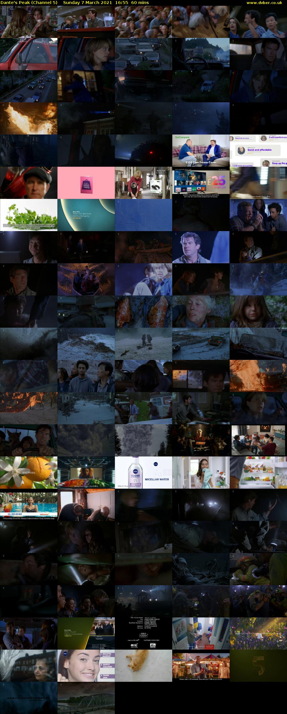 Dante's Peak (Channel 5) Sunday 7 March 2021 16:55 - 17:55