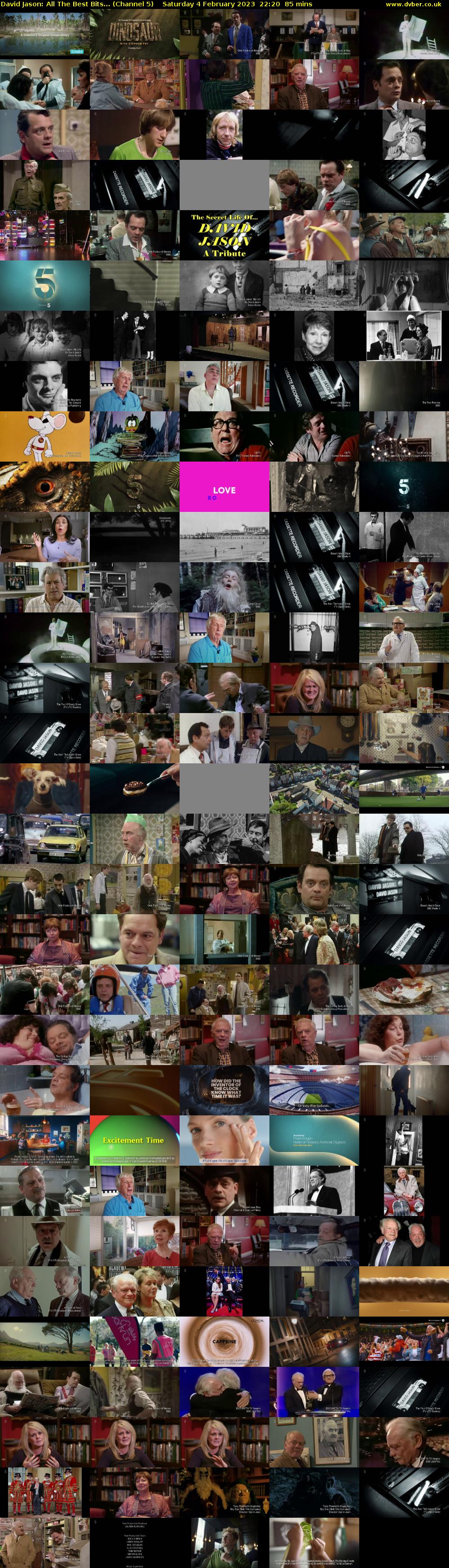 David Jason: All The Best Bits... (Channel 5) Saturday 4 February 2023 22:20 - 23:45