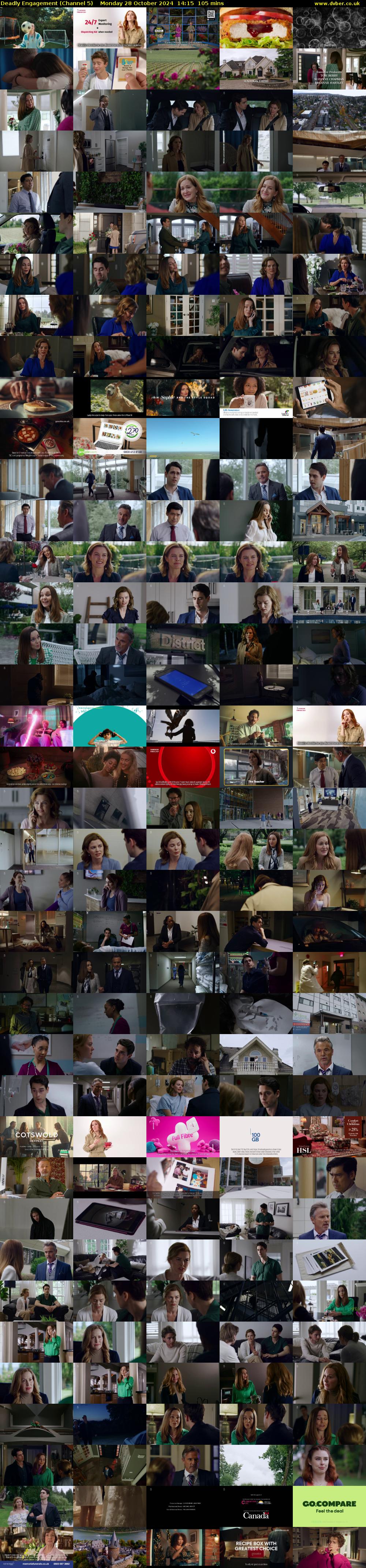 Deadly Engagement (Channel 5) Monday 28 October 2024 14:15 - 16:00