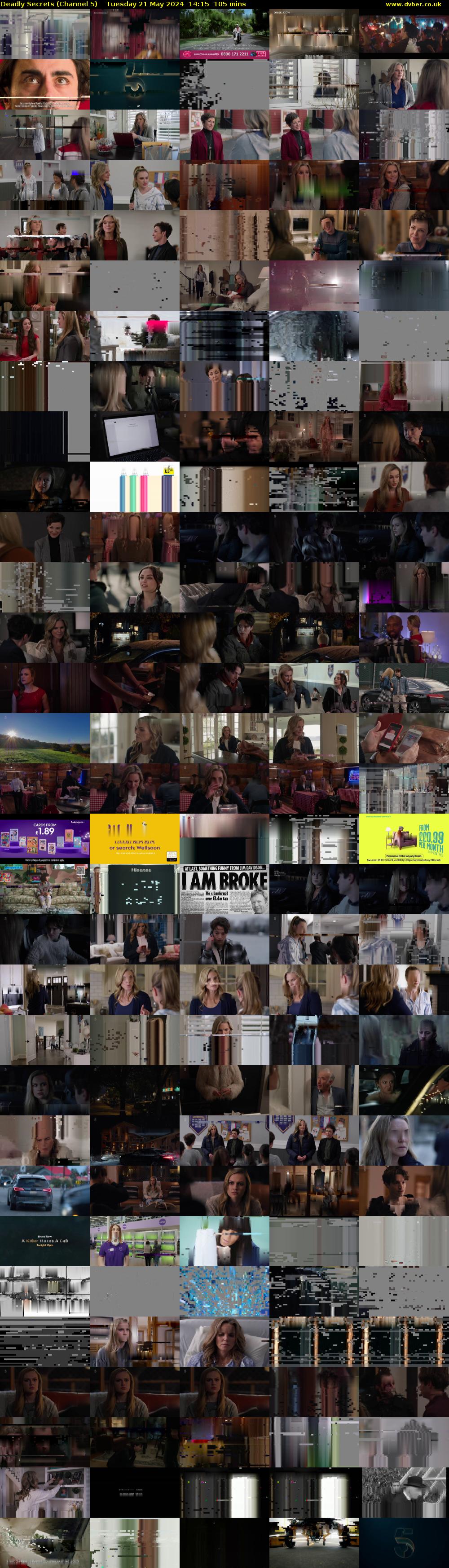 Deadly Secrets (Channel 5) Tuesday 21 May 2024 14:15 - 16:00
