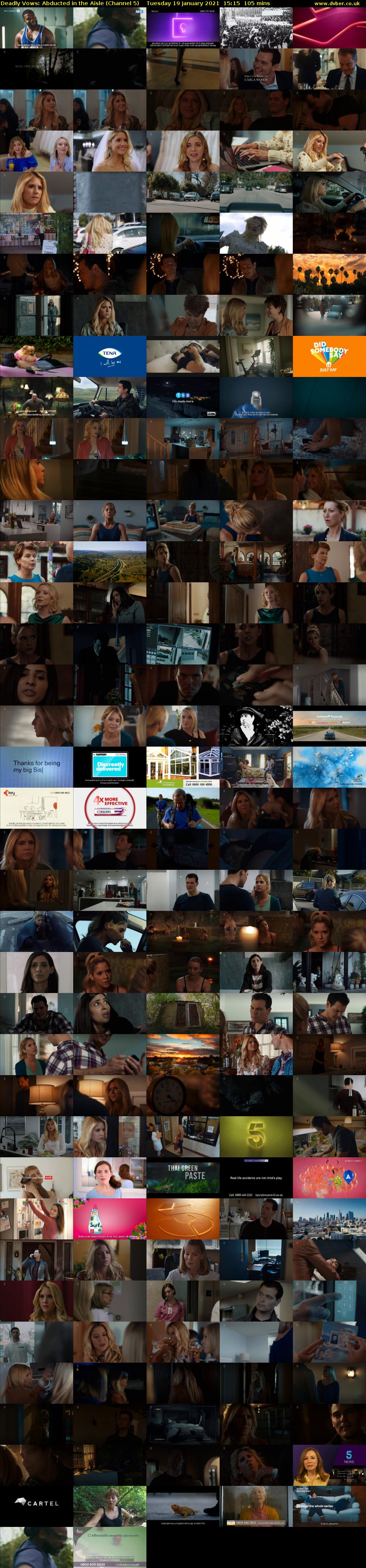 Deadly Vows: Abducted in the Aisle (Channel 5) Tuesday 19 January 2021 15:15 - 17:00
