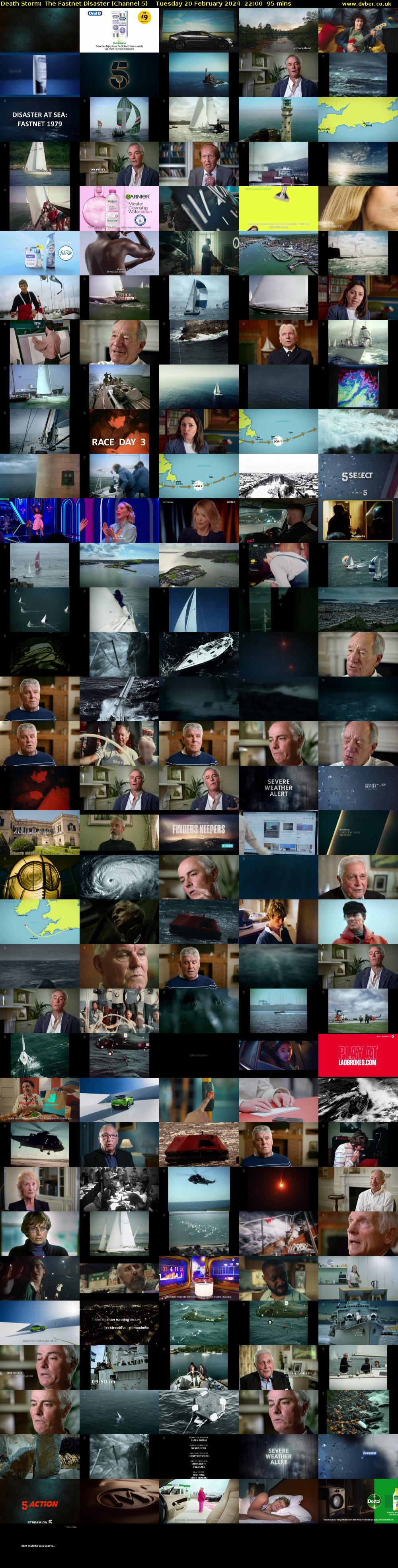 Death Storm: The Fastnet Disaster (Channel 5) Tuesday 20 February 2024 22:00 - 23:35