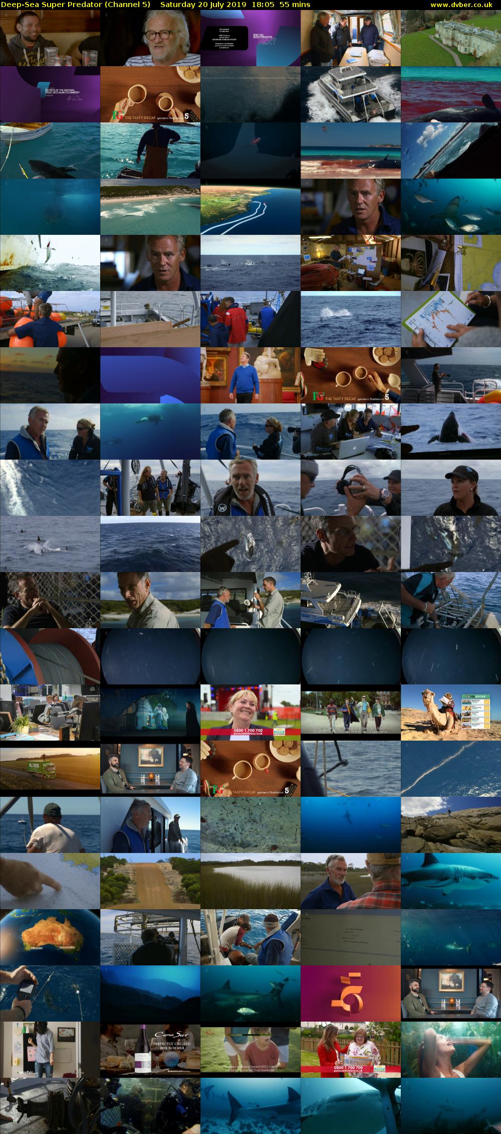 Deep-Sea Super Predator (Channel 5) Saturday 20 July 2019 18:05 - 19:00