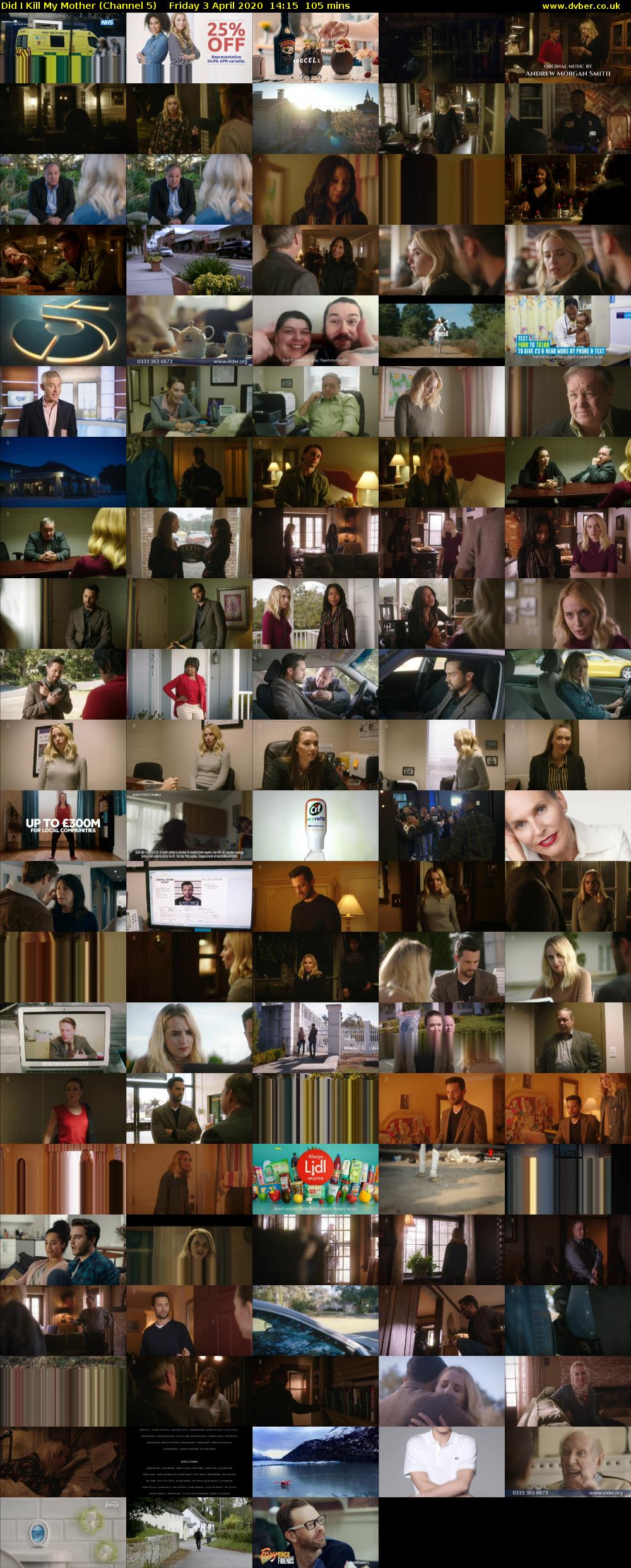 Did I Kill My Mother (Channel 5) Friday 3 April 2020 14:15 - 16:00