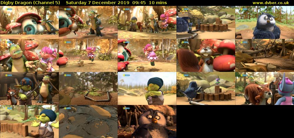 Digby Dragon (Channel 5) Saturday 7 December 2019 09:45 - 09:55