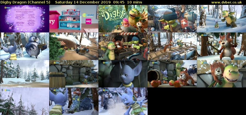 Digby Dragon (Channel 5) Saturday 14 December 2019 09:45 - 09:55