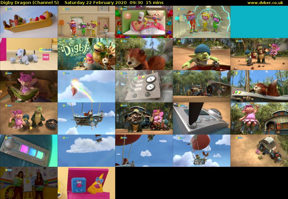 Digby Dragon (Channel 5) Saturday 22 February 2020 09:30 - 09:45
