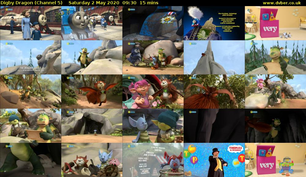 Digby Dragon (Channel 5) Saturday 2 May 2020 09:30 - 09:45