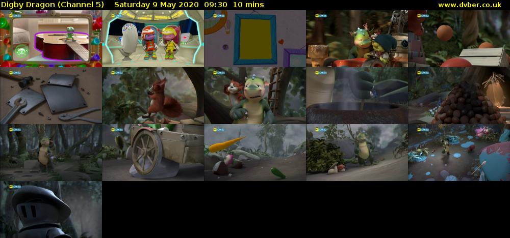 Digby Dragon (Channel 5) Saturday 9 May 2020 09:30 - 09:40