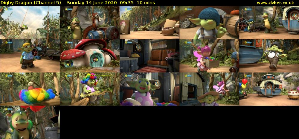 Digby Dragon (Channel 5) Sunday 14 June 2020 09:35 - 09:45