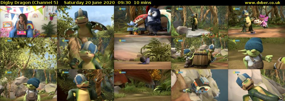 Digby Dragon (Channel 5) Saturday 20 June 2020 09:30 - 09:40