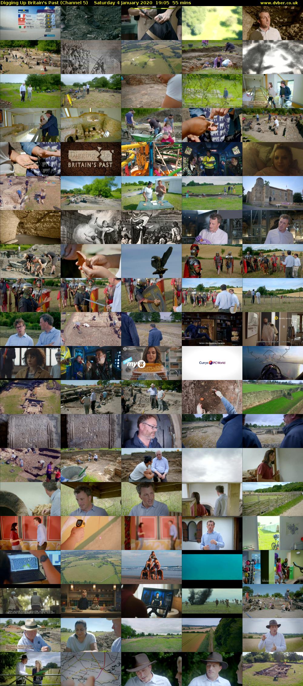 Digging Up Britain's Past (Channel 5) Saturday 4 January 2020 19:05 - 20:00