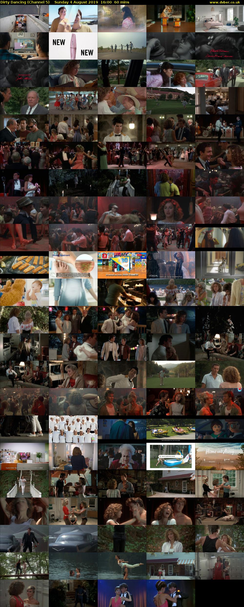 Dirty Dancing (Channel 5) Sunday 4 August 2019 16:00 - 17:00