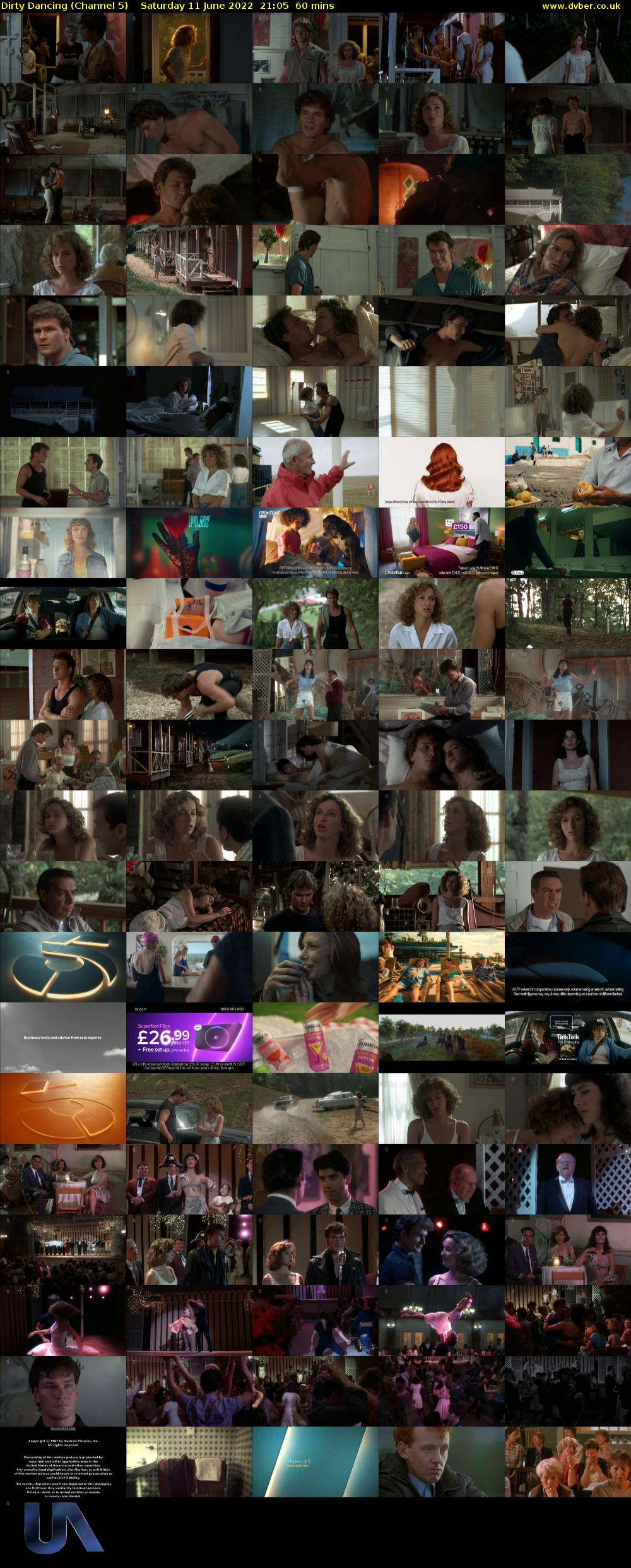 Dirty Dancing (Channel 5) Saturday 11 June 2022 21:05 - 22:05