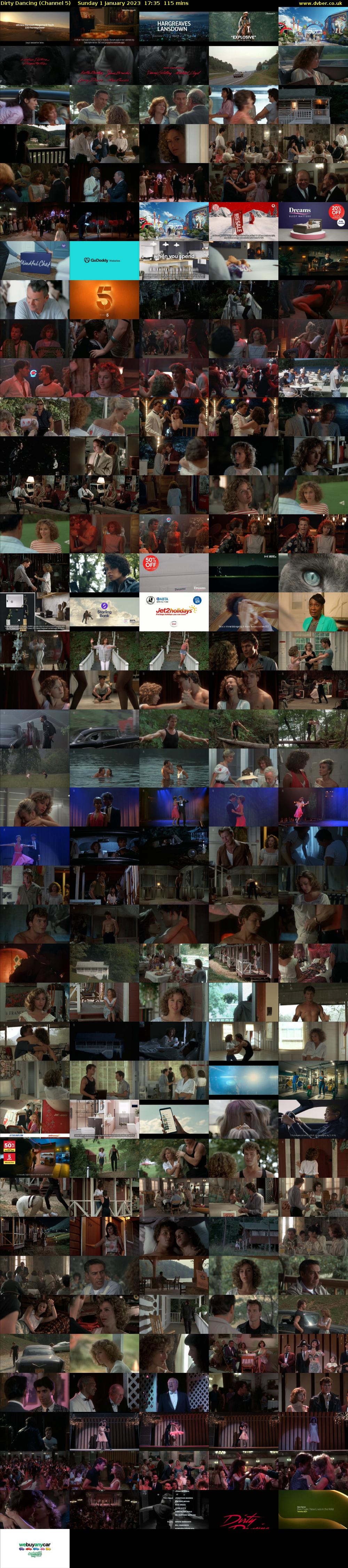 Dirty Dancing (Channel 5) Sunday 1 January 2023 17:35 - 19:30