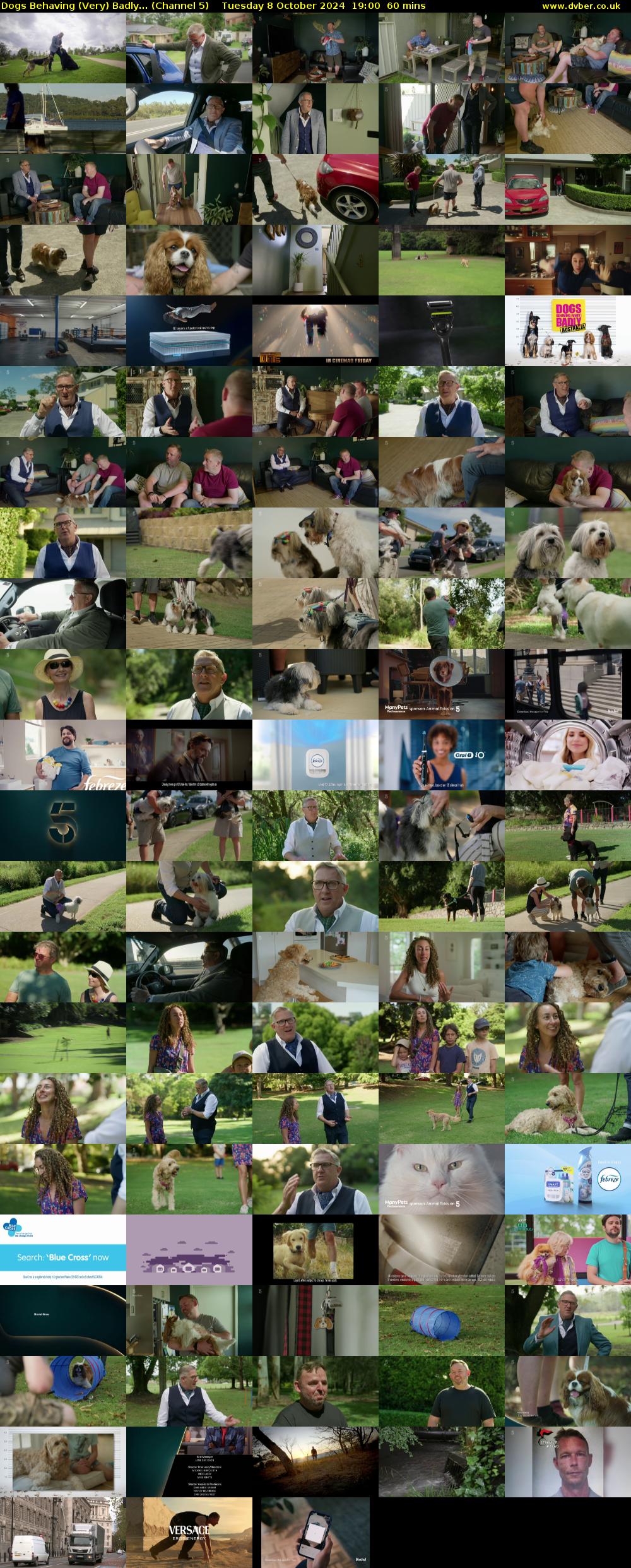 Dogs Behaving (Very) Badly... (Channel 5) Tuesday 8 October 2024 19:00 - 20:00