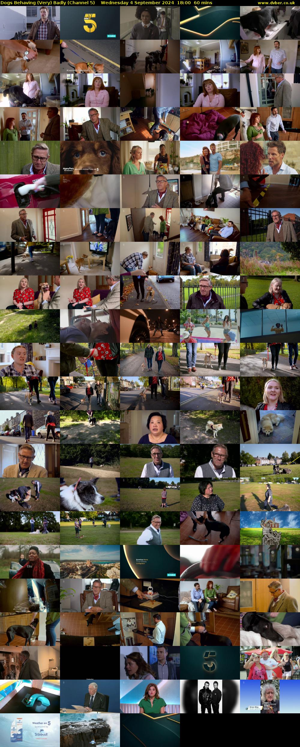 Dogs Behaving (Very) Badly (Channel 5) Wednesday 4 September 2024 18:00 - 19:00