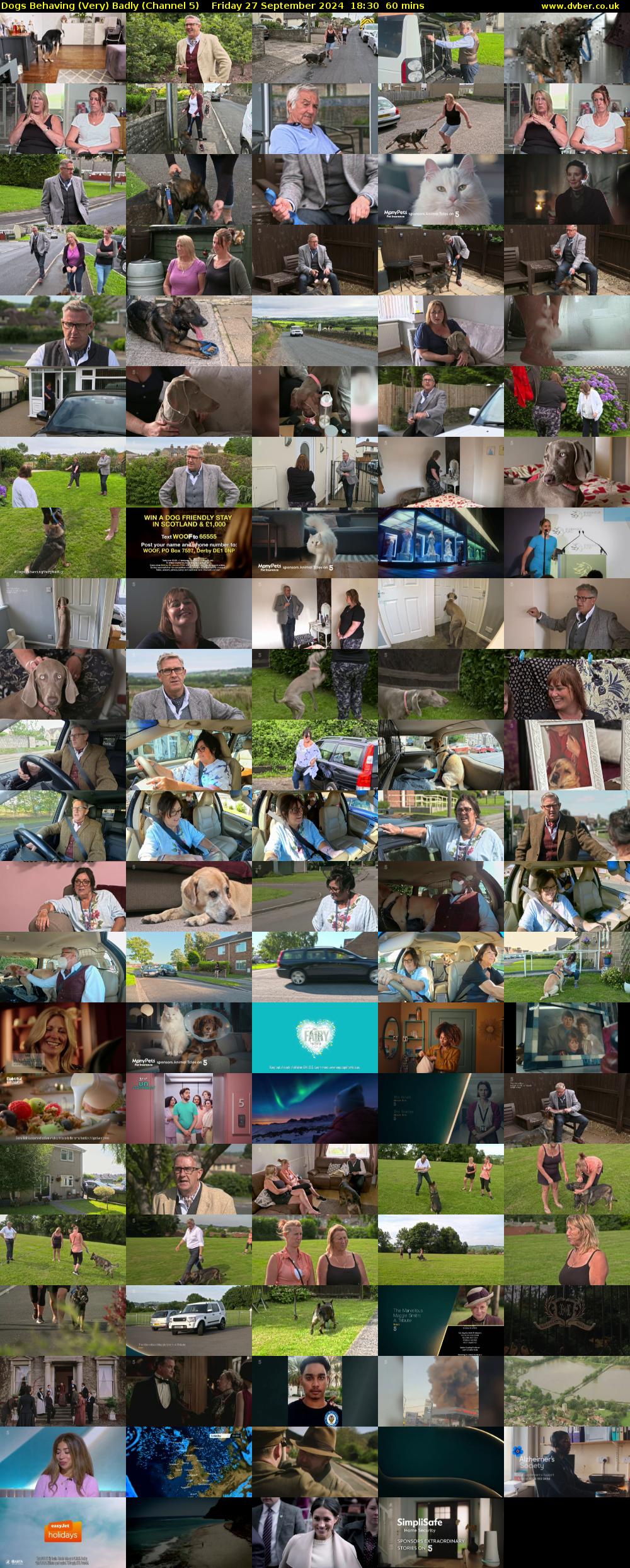 Dogs Behaving (Very) Badly (Channel 5) Friday 27 September 2024 18:30 - 19:30