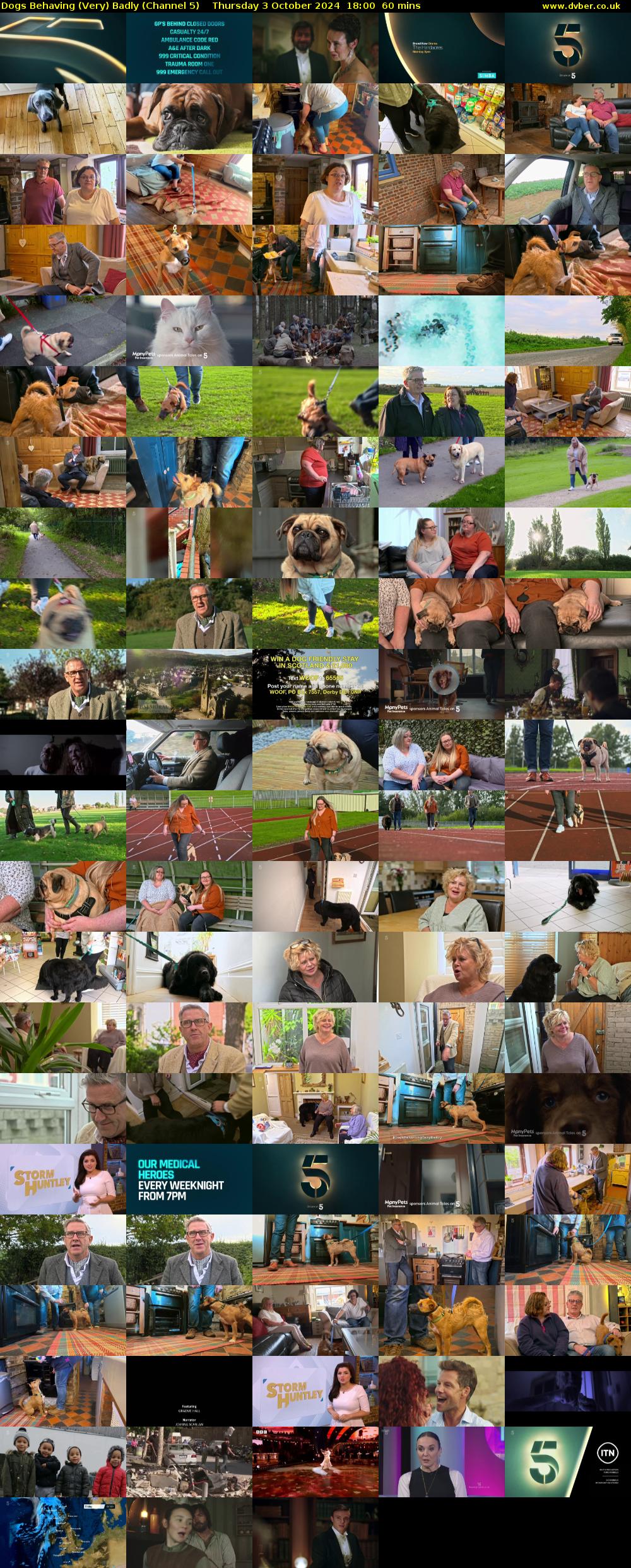 Dogs Behaving (Very) Badly (Channel 5) Thursday 3 October 2024 18:00 - 19:00