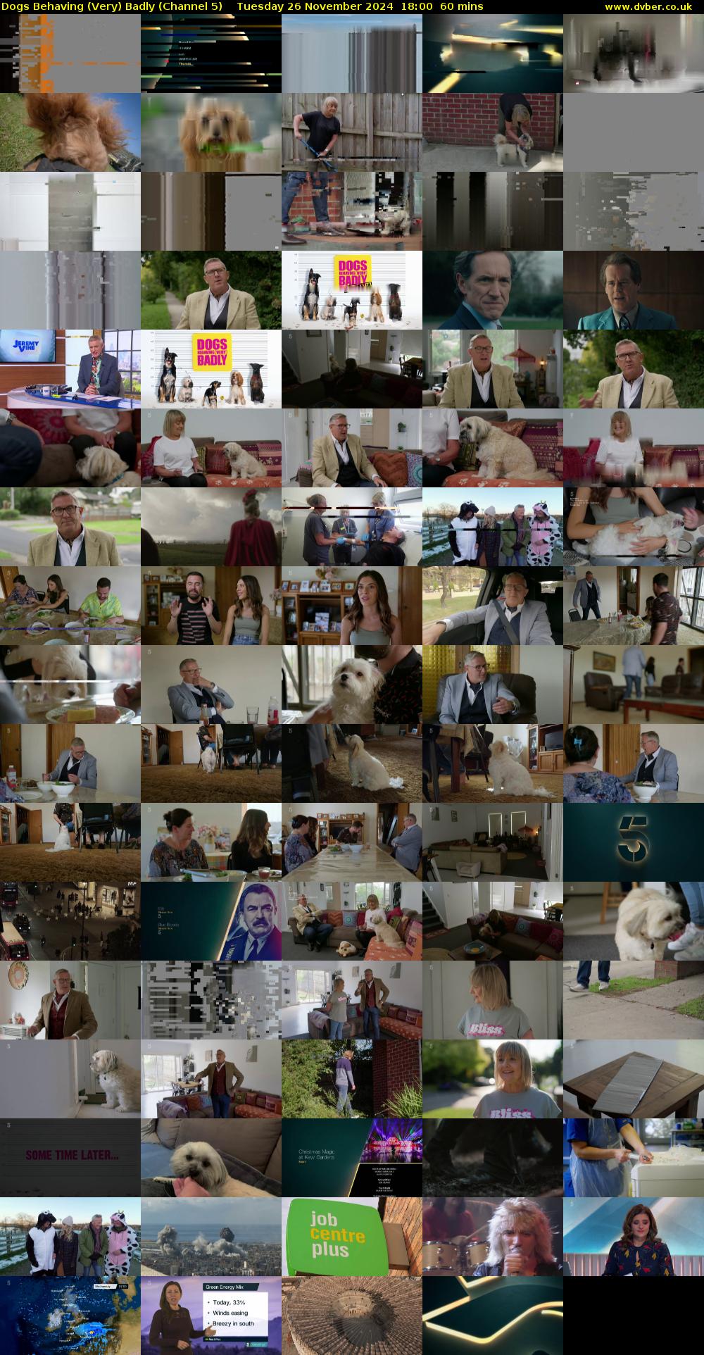 Dogs Behaving (Very) Badly (Channel 5) Tuesday 26 November 2024 18:00 - 19:00