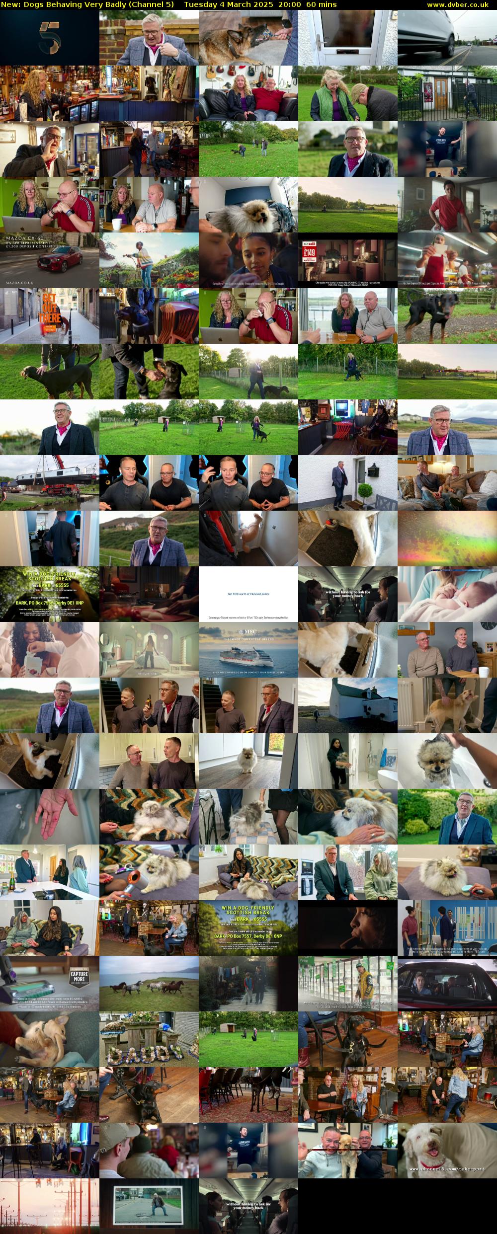 Dogs Behaving Very Badly (Channel 5) Tuesday 4 March 2025 20:00 - 21:00