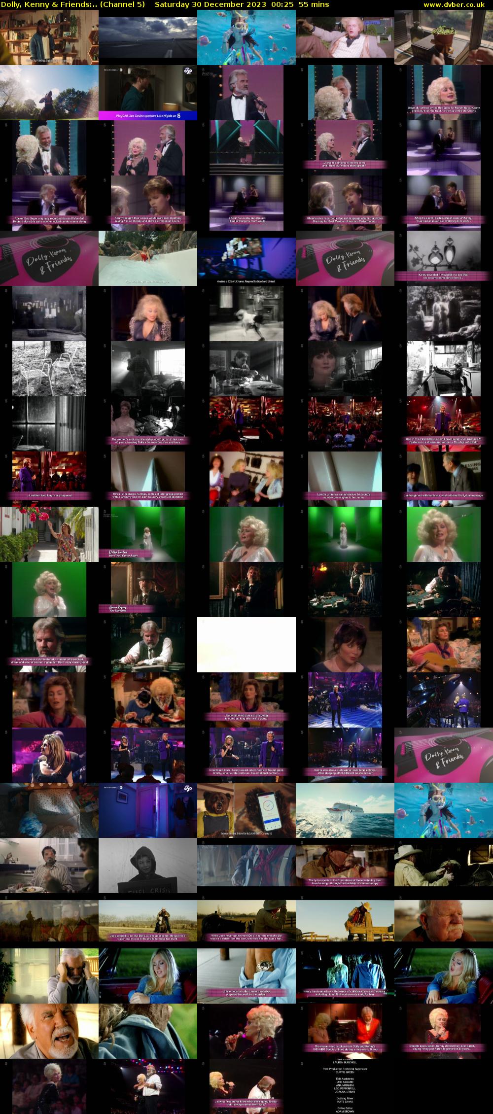Dolly, Kenny & Friends:.. (Channel 5) Saturday 30 December 2023 00:25 - 01:20