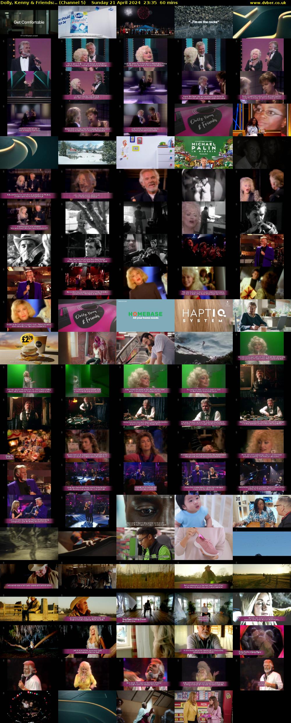 Dolly, Kenny & Friends:.. (Channel 5) Sunday 21 April 2024 23:35 - 00:35