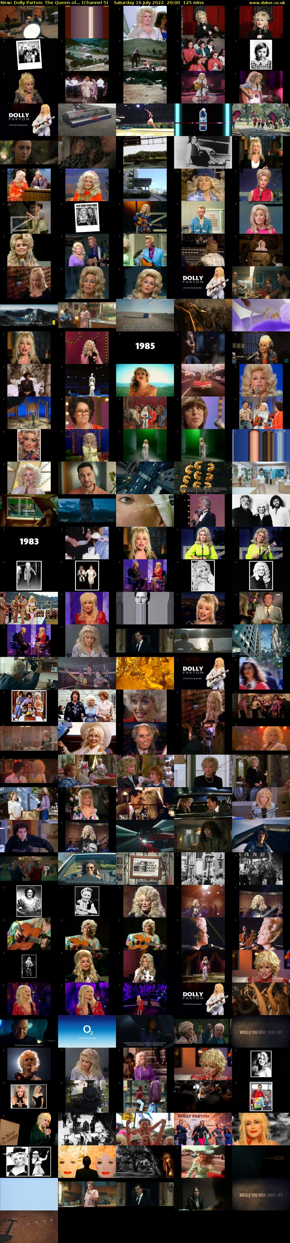 Dolly Parton: The Queen of... (Channel 5) Saturday 16 July 2022 20:00 - 22:05